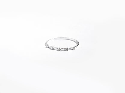 Mini 5-Stone Ring | Crystal White