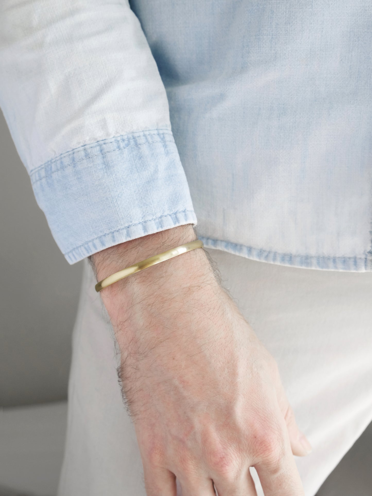Wearing The Everyday Cuff Bracelet | Gold
