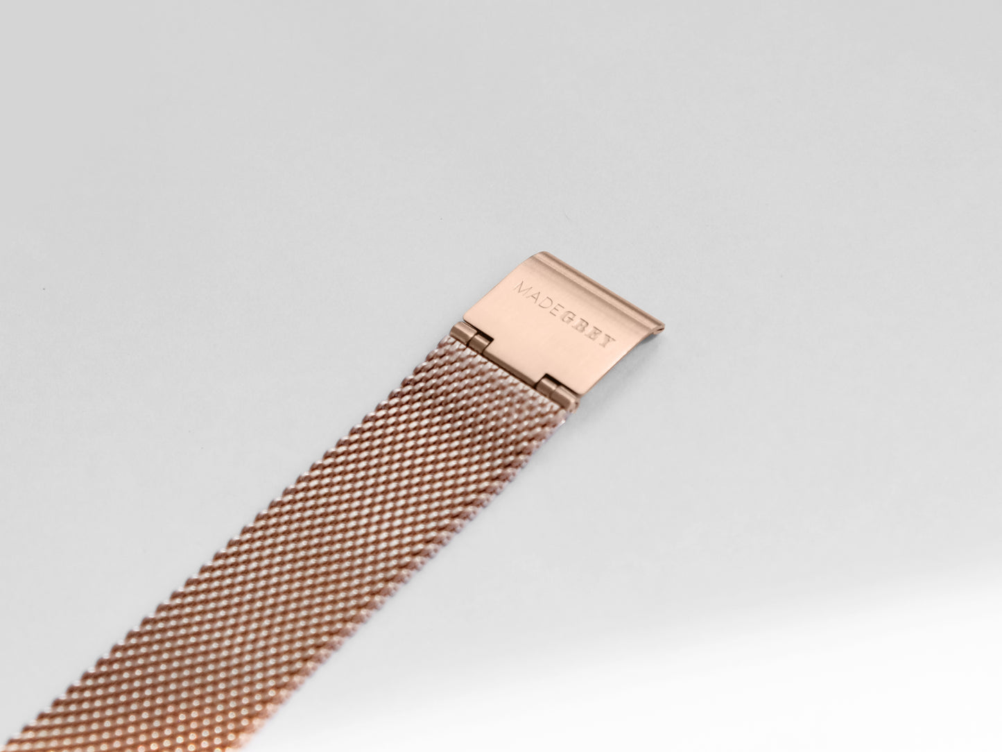 MG001 錶帶 | 玫瑰金鋼帶