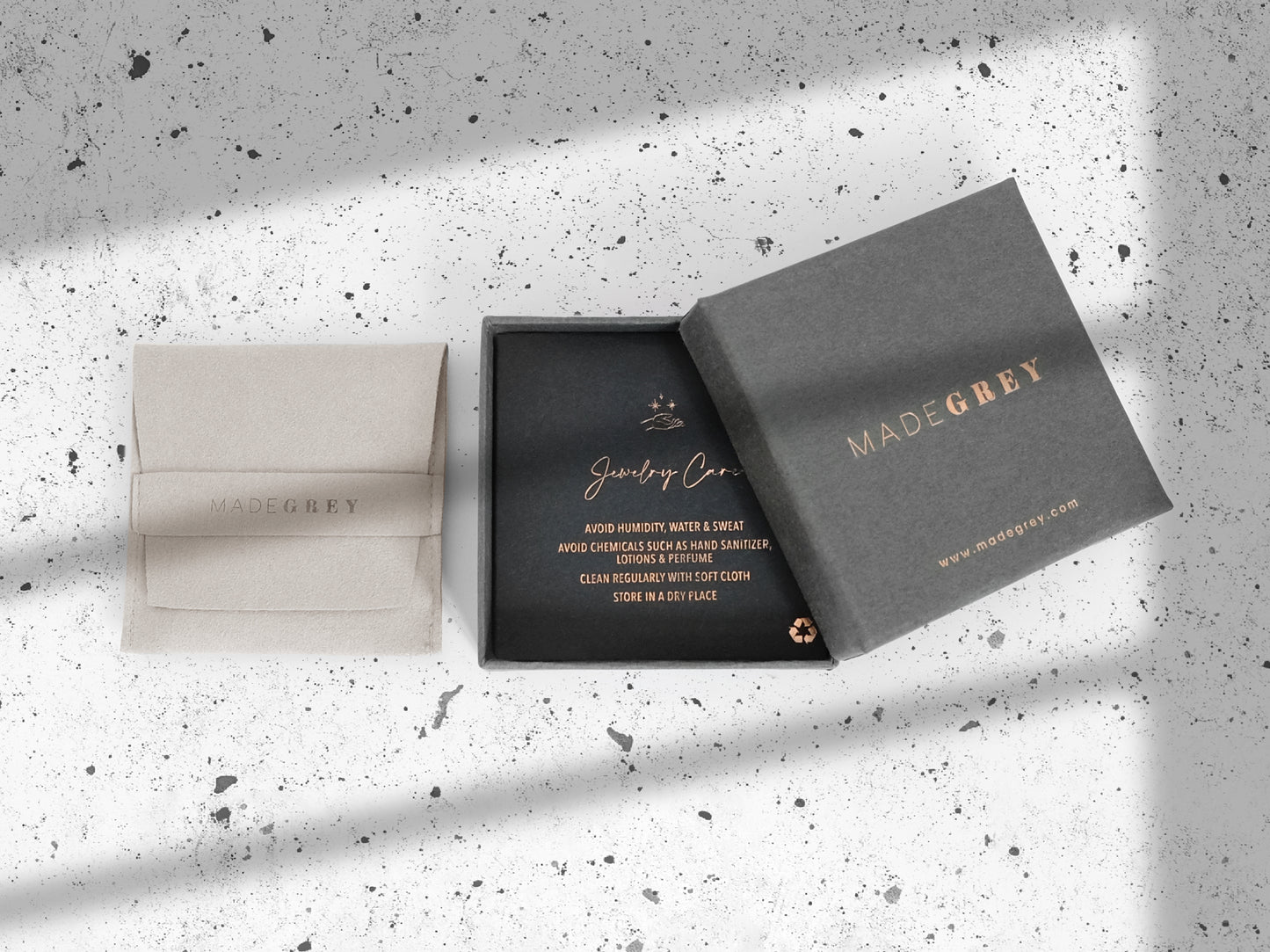 Rectangle 項鍊 | 玫瑰金