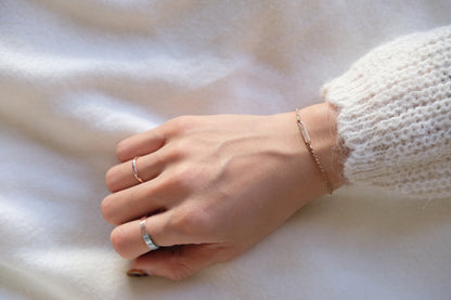 2-Tone Stacking Ring | Rose Gold