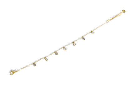 7-Stone Bracelet | Gold