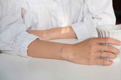 Baguette Stone 手鍊 ｜銀