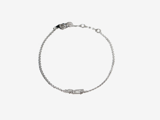 Baguette Stone 手鍊 ｜銀