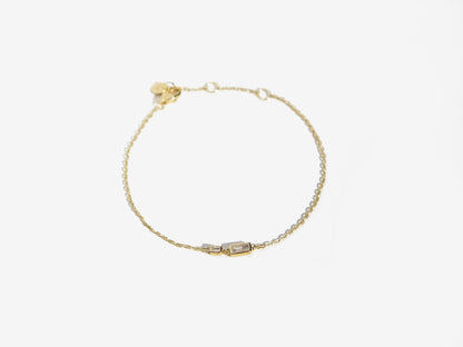 Baguette Stone 手鍊 ｜金