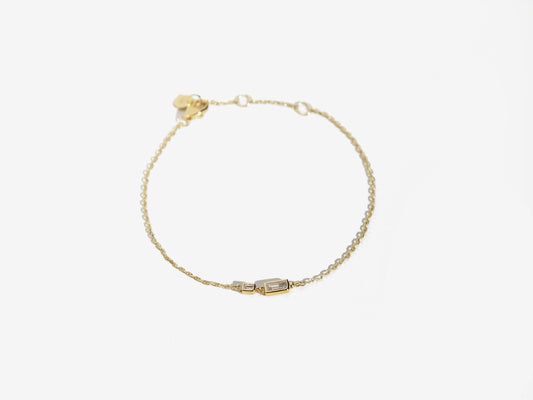 Baguette Stone 手鍊 ｜金