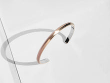 Load image into Gallery viewer, Bevel Cuff Bracelet | Rose Gold
