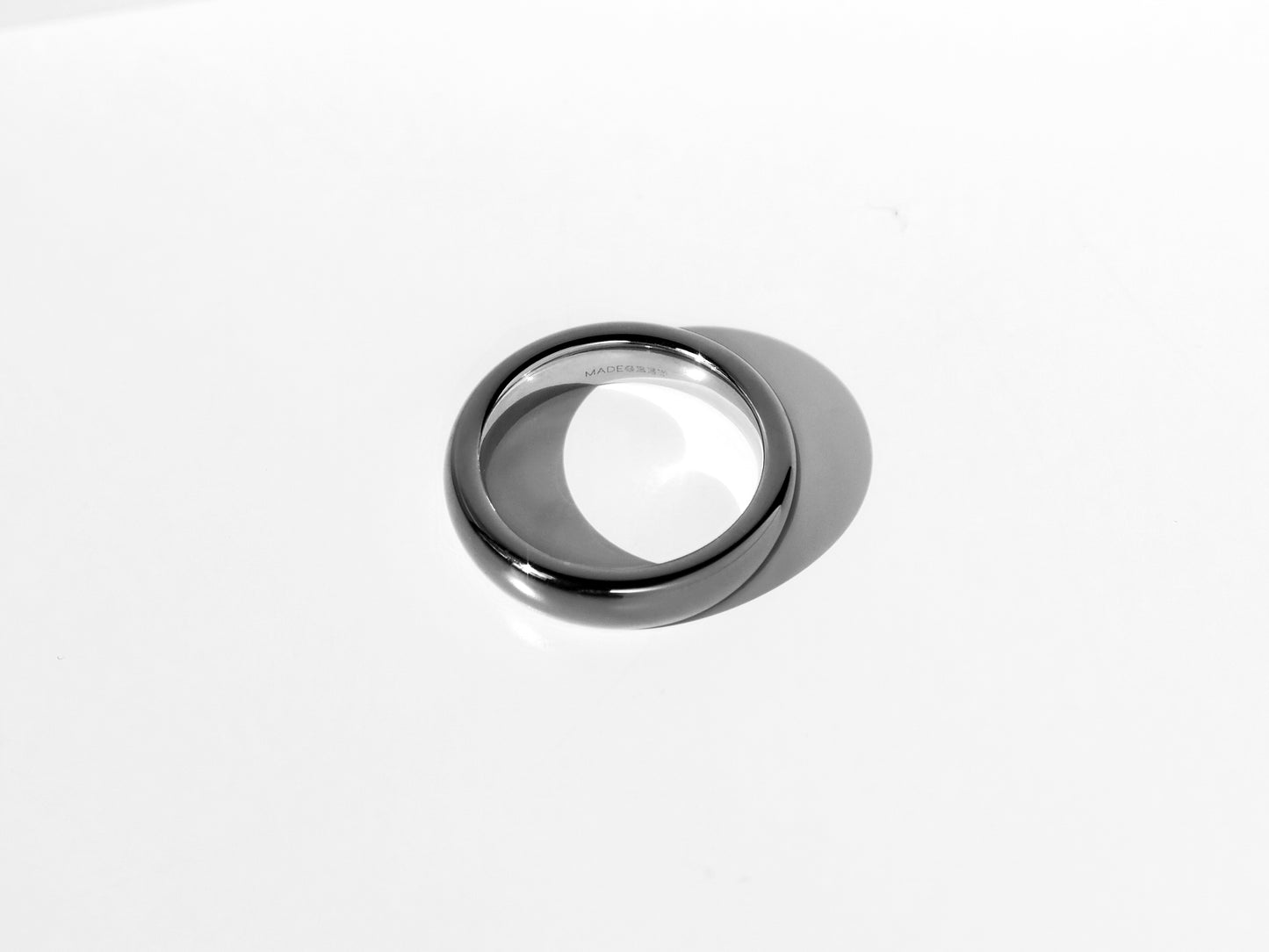 Bold Band 戒指 | 灰