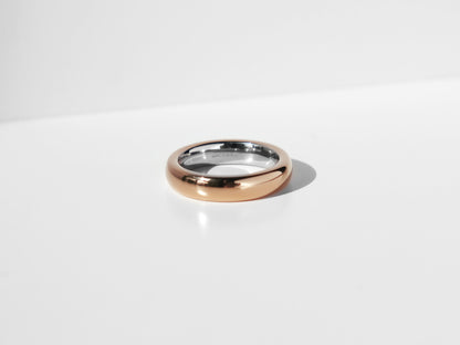 Bold Band 戒指 | 玫瑰金