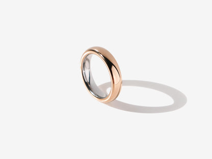 Bold Band 戒指 | 玫瑰金