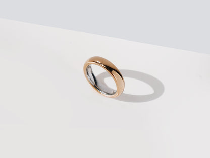 Bold Band 戒指 | 玫瑰金