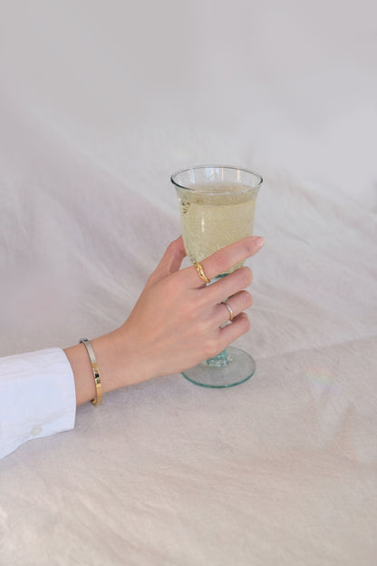 2-Tone Stacking Ring | Gold