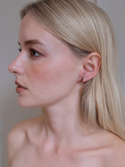 2-Tone Cuff Earrings | Bronze