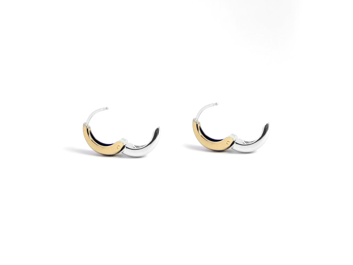 2-Tone Dome 耳環 | 金