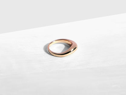 925 Silver Flow Ring | Rose Gold
