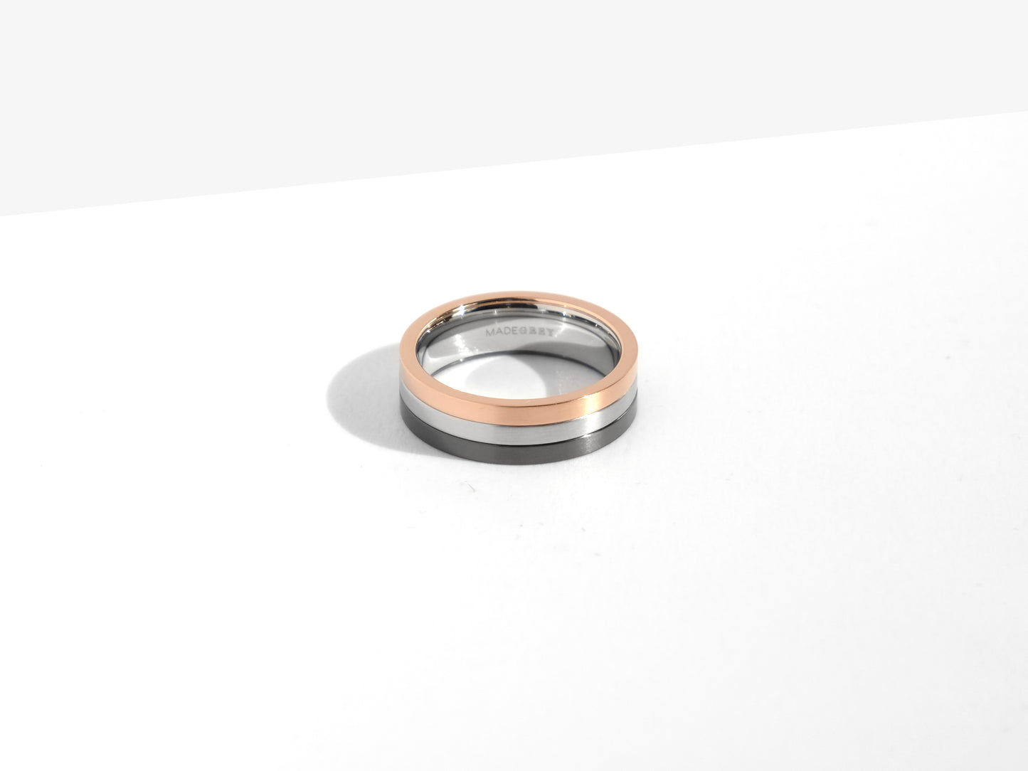 Linear 3-Tone Ring | Grey