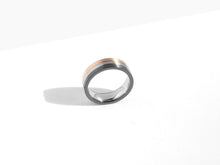 Load image into Gallery viewer, Linear 3-Tone Ring | Grey
