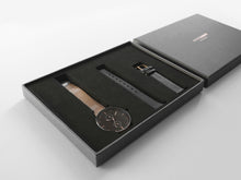 Load image into Gallery viewer, GREY x ROSE GOLD MG002 | MESH+LEATHER STRAP SET
