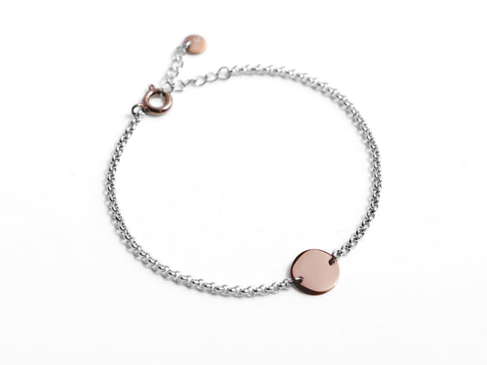 Disc Bracelet | Bronze