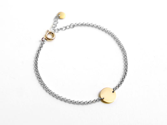 Disc Bracelet | Gold