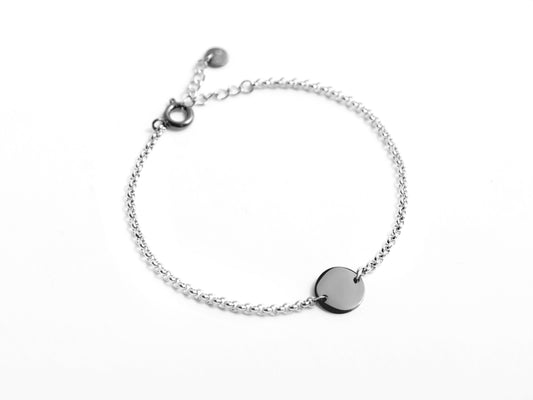 Disc Bracelet | Grey