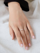 Load image into Gallery viewer, Baguette Stone Ring | Crystal White
