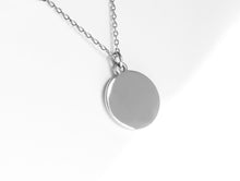 Load image into Gallery viewer, Disc Necklace |  Silver
