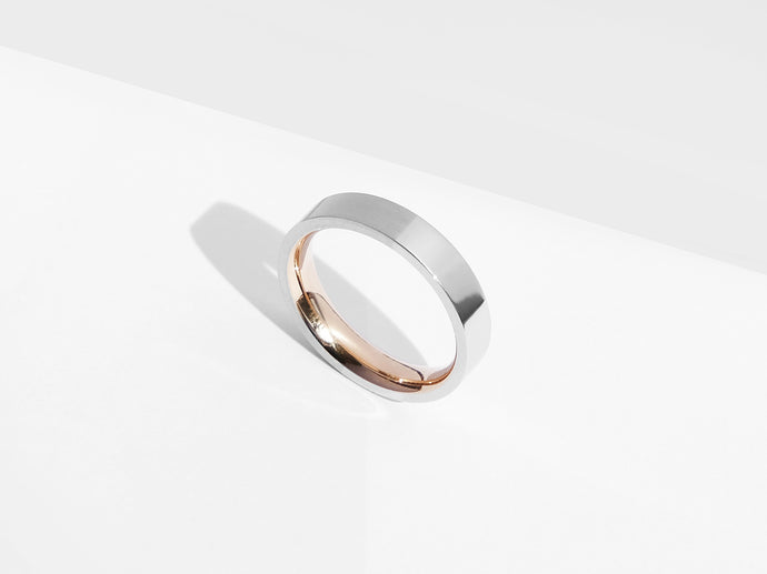 Dual Texture Ring | Silver