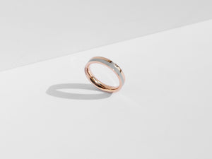 Fusion Ring | Rose Gold x Grey