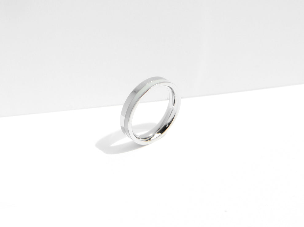 Fusion Ring | Silver x Grey | Engravable – MADEGREY