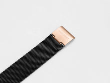 Load image into Gallery viewer, MG003 Max+ Mesh Watch Strap | Black x Rose Gold
