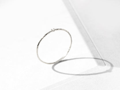Mini Stone Ring | Crystal White