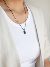Load image into Gallery viewer, Rectangle Necklace | Grey
