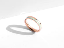 Load image into Gallery viewer, Fusion Ring | Rose Gold x Turquoise
