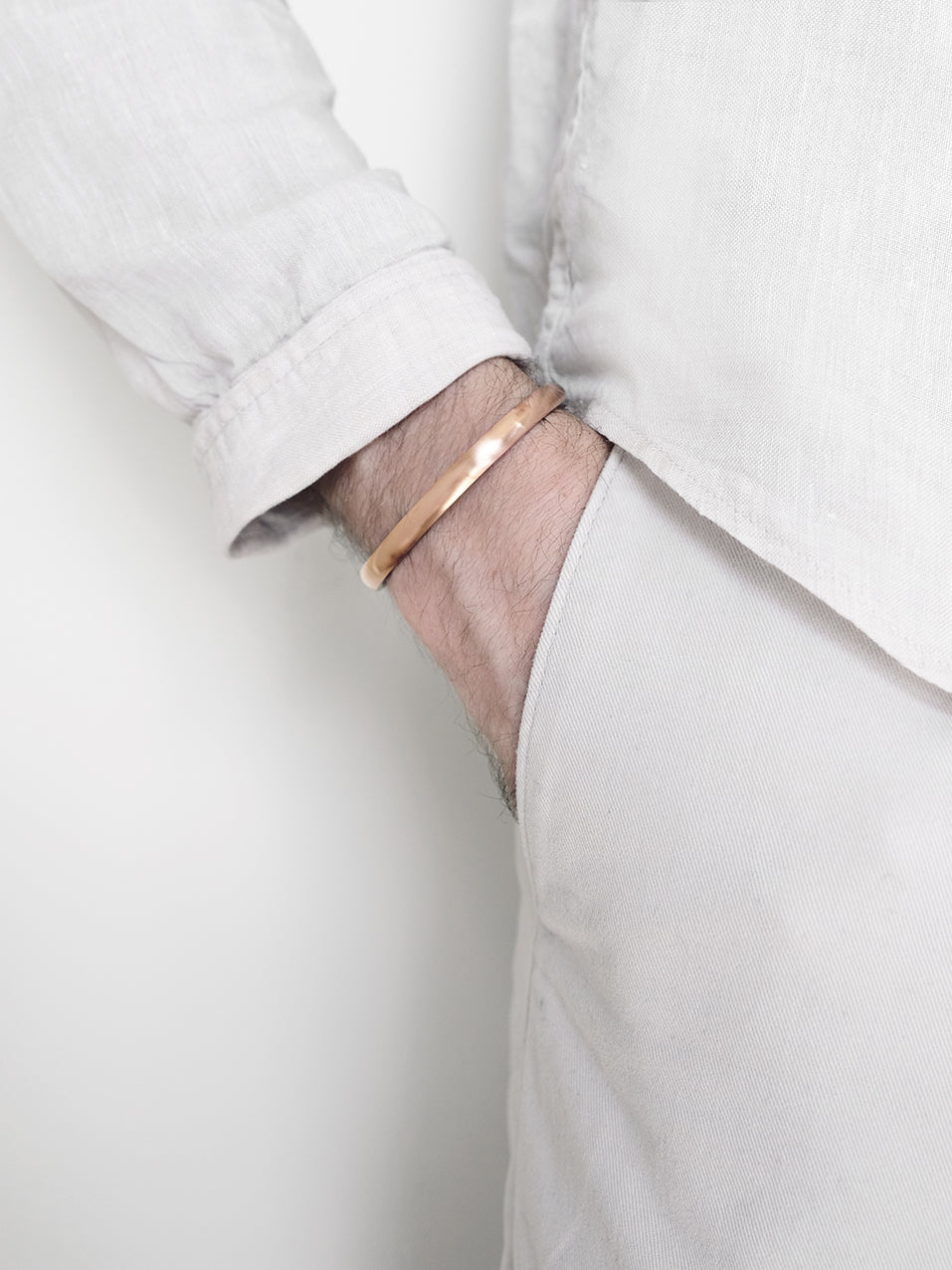 Bold Cuff Bracelet | Rose Gold
