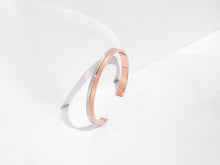 Load image into Gallery viewer, Linear Cuff Bracelet | Rose Gold

